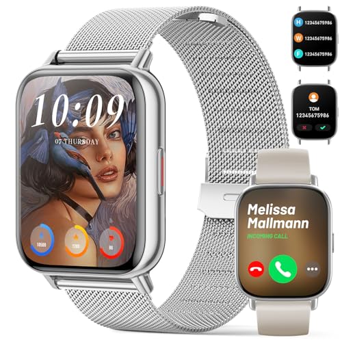Smartwatch para Mulher com Ligar e WhatsApp - 1.85'' HD Verfupet - Monitores de atividade - smartwatch, mulher, ligar whatsapp, 1.85 hd