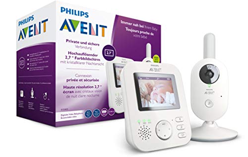 Intercomunicador para Bebés PHILIPS SCD833/26 Philips - Móveis para bebês e crianças pequenas - branco, com fios, bateria recarregável, 27 polegadas