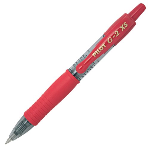 Caneta de Gel PILOT G2 Pixie (0.7mm - Vermelho) Pilot - Canetas - 0.7mm, vermelho, ergonômico, amortecimento da pressão