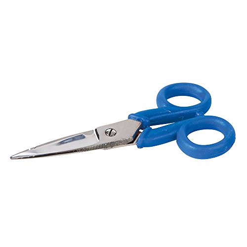 Tesoura de eletricista Silverline 956775 | Aço inoxidável (Ferramentas Eléctricas) Silverline - Ferramentas para fios e cabos - aço inoxidável, cortar alambres, materiais aislantes, 5 mm de diâmetro