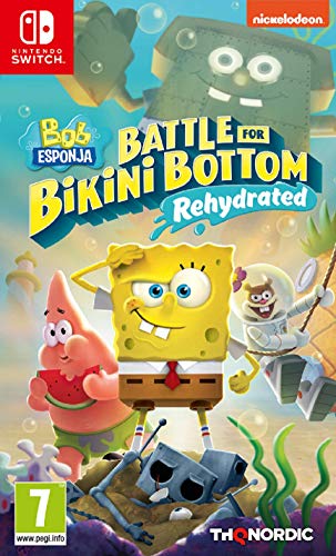 Jogo SpongeBob SquarePants: Battle for Bikini Bottom Rehydrated THQ NORDIC - Software de jogos de vídeo - ação, aventura, remake, gráficos melhorados
