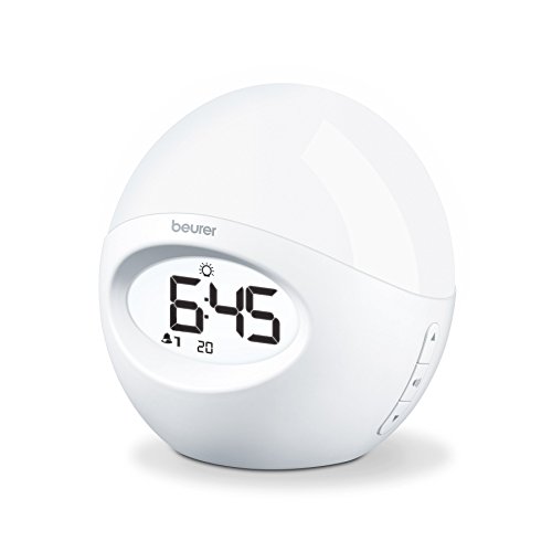 Despertador BEURER Wl32 (Rádio - Digital - Branco) Beurer - Relógios despertadores - rádio, digital, alarme, luz LED