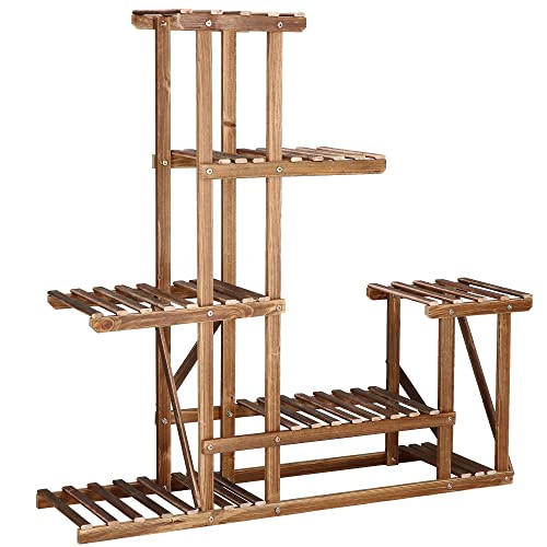Suporte de Madeira para Plantas SPRINGOS Rustic SPRINGOS - Móveis de exterior - suporte, madeira, plantas