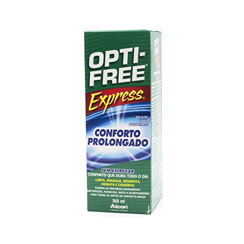 Opti Free Express Solução de Lentes de Contato 355 Ml OPTI-FREE - Solução para lentes de contato - solução, 355 ml, expresso