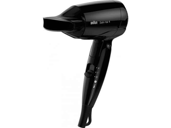 Secador de Cabelo BRAUN Hd130 (1200 W - 3 Níveis de temperatura) Braun - Secadores de cabelo - 1200 W, 3 níveis temperatura, compacto, leve