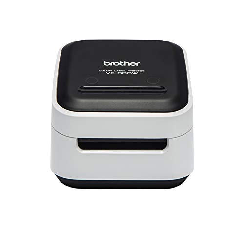Impressora de Etiquetas BROTHER VC-500W Acionamento térmico direto Cor 300 x 300 DPI Brother - Impressoras, fotocopiadoras e máquinas de fax - térmica, 300x300 dpi