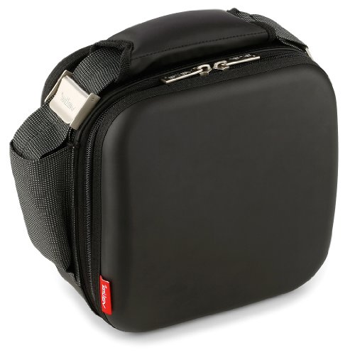 Porta Alimentos de Plástico com 3 Compartimentos VALIRA VALIRA - Lancheiras e sacos - 1 l, preto, plástico, 3 compartimentos