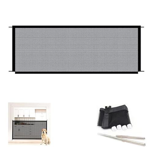 Porta de Segurança para Cães 2 Pessoas Portatil cherrydao - Portões para bebês e animais de estimação - porta segurança, cães, 2 pessoas, portátil, tecido malha