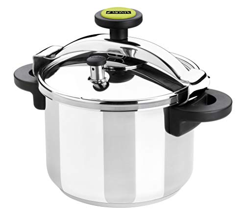 Panela de Pressão MONIX M530004 (Capacidade: 8.5 L - 24 cm) Monix - Panelas de pressão e esterilizadores - 8,5 litros, aço inoxidável, antiaderente, segurança à pressão