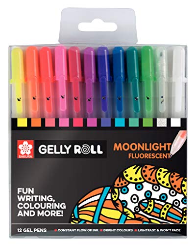 Canetas de Gel SAKURA Pogoboo (Multicor - 12 Unidades) Royal Talens - Canetas - multicor, 12 unidades