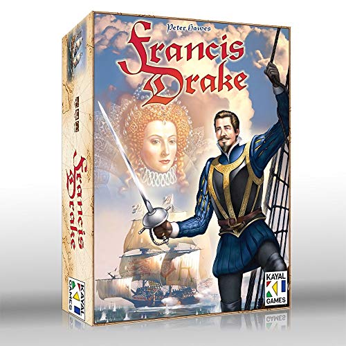 Jogo de Tabuleiro EAGLE GAMES Francis Drake (Idade Mínima Recomendada: 10 anos) Eagle Games - Jogos de tabuleiro - estratégia, ação, corsários, Navios Espanhóis