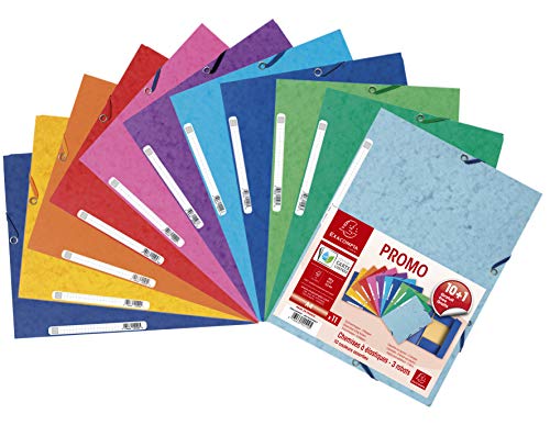 Pasta com Goma e Solapa EXACOMPTA 55510AMZE EXACOMPTA - Pastas de arquivo - goma, solapa