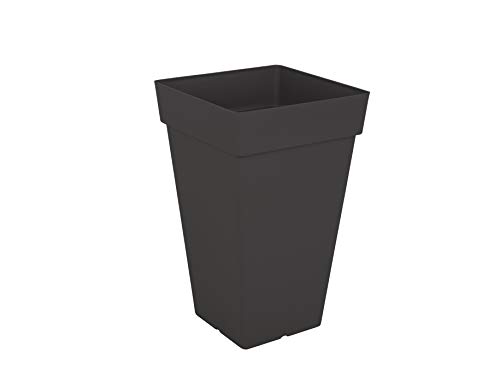 Vaso ART EVASI Capri Cinzento (Cinzento - Aço - 37.5x37.5x68cm) ARTEVASI - Móveis de exterior - capri, cinzento, aço, 37.5x37.5x68cm