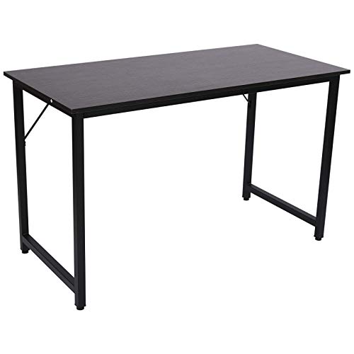 Secretária HOMCOM Preto (120 x 60 x 73 cm) HOMCOM - Mesas - preto, 120x60x73 cm