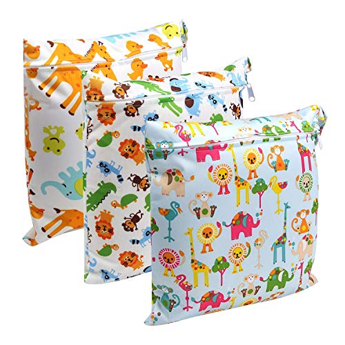 LEADSTAR 3X BOLSAS DE PAÑALES REUTILIZABLES LEADSTAR - Sacos molhados para fraldas - reutilizáveis, 3x, bolsas