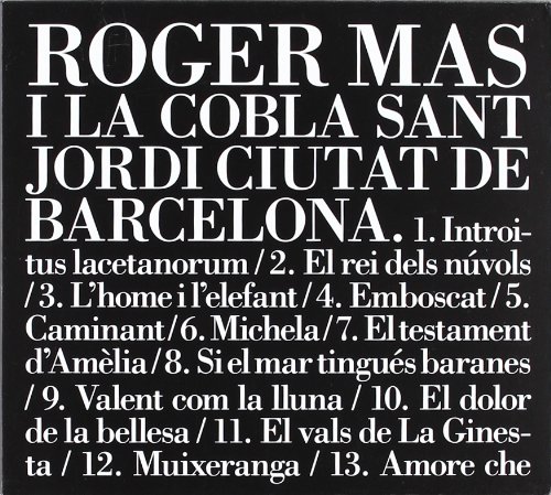 CD Roger Mas - La Cobla Sant Jordi (1 CDs) Satelite K - Música e gravações de som - cd, roger mas, cobla sant jordi