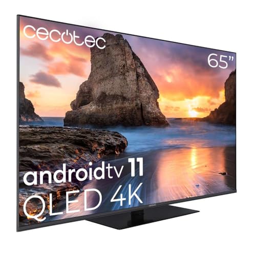 TV CECOTEC VQU11065Z (QLED - 65'' - 165 cm - 4K Ultra HD - Smart TV) Cecotec - Televisores - qled, 65 polegadas, 4k ultra hd, smart tv