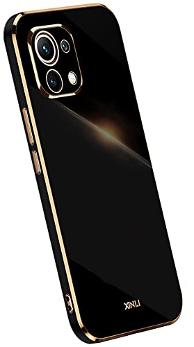 Capa Xiaomi Mi 11 Lite KEYYO FOLIO-GOLD-MI11LITE Preto KEYYO - Peças de reposição para telemóveis - fólio, preto, xiaomi, policarbonato