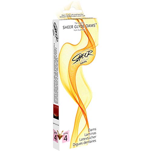 Látex SHEER GLYDE Dams Latex Sex Oral Strawberry SHEER GLYDE - Banho e corpo - látex, oral, sex