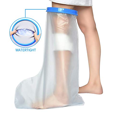 Protetor De Pernas Impermeável 60Cm C/ Bolsa VDSOW - Proteções para gesso e bandagem - impermeável, 60 cm, bolsa