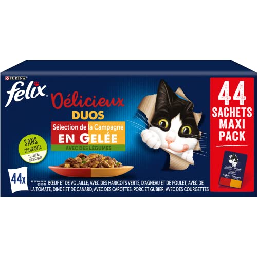 Comida para Gatos FELIS (Saco - 1 Unidade) Felix - Comida para gatos - proteínas, gorduras, vitaminas, peixe fresco