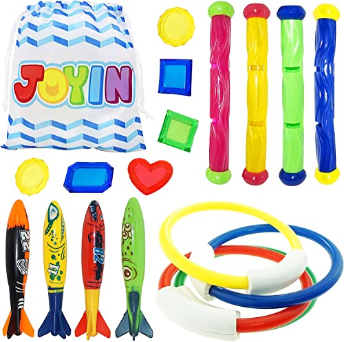 Conjunto de brinquedos de mergulho JOYIN (3 anos) Joyin Inc - Brinquedos - conjunto, brinquedos, mergulho, 18 peças, torpedo, esfera