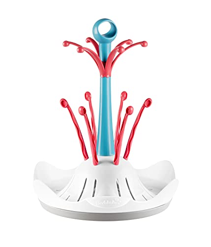 Badabulle Compacto Secador de Garrafas Azul e Cinza BADABULLE - Escorredores de louça e tabuleiros de escorrer - compacto, secador, garrafas