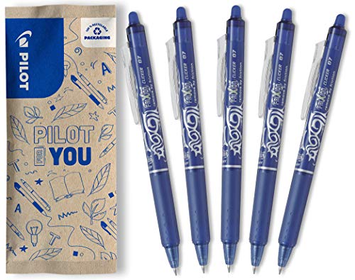 Caneta de Feltro PILOT Frixion Clicker Roller Azul Pilot - Canetas - caneta, feltro, pilot, frixion, clicker roller, azul