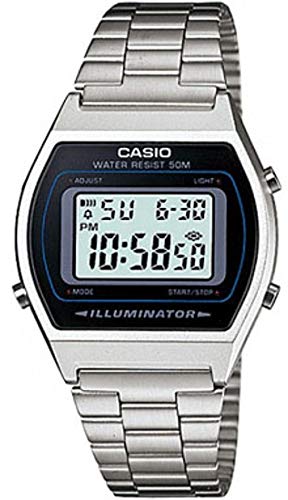 Relógio CASIO Homem B640wd-1a (Aço - Preto) Casio - Relógios - cromado, cronómetro, alarme, contagem regressiva