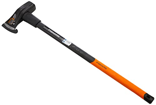 Machado de Pértiga FISKARS X46 (Laranja - 92cm) Fiskars - Ferramentas - 92cm, corte larga, antivibrações, aço alvejado