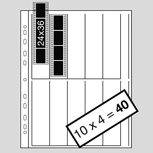 Papel Fotográfico KAISSER KA2513 Transparente e Branco Kaiser - Armazenamento de negativos fotográficos e slides - transparente, branco, colorido, preto e branco
