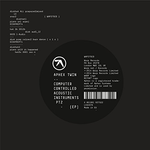 CD EP - COMPUTER CONTROLLED ACOUSTIC INSTRUMENTS - Ep Pt2 (Maxi) Warp - Música e gravações de som - cd, ep, computador controlado, instrumentos acusticos