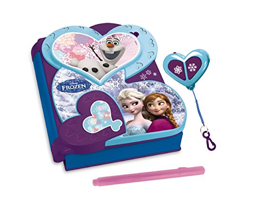 Diário Eletrónico FROZEN (Idade Mínima Recomendada: 3 anos) IMC Toys - Cadernos e bloco de notas - diário eletrónico, frozen, idade mínima 3 anos, marcador de cor invisível, luz uv