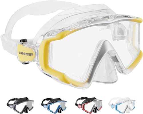 Máscara de Natação CRESSI Liberty Tri-Side Mask Cressi - Máscaras de mergulho e snorkeling - polivalente, hidrodinâmica, compacta, três lados