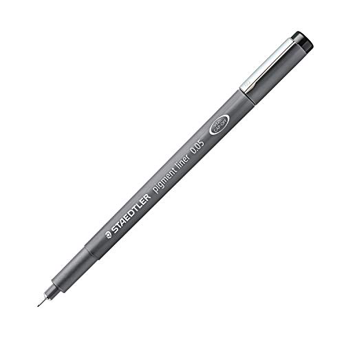 Caneta Fineliner STAEDTLER 308/05/9-N (Preto - 10 Un) Staedtler - Canetas - fineliner, pigmentada, borracha, metal