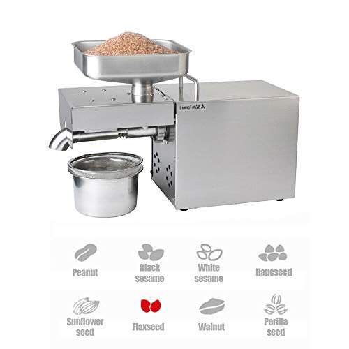 Extrator de Óleo Automático de 1500W de Grado Comercial YUEWO - Moedores de alimentos - 1500w, automático, grado comercial