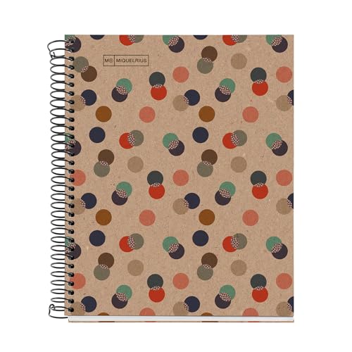Caderno MIQUELRIUS Espiral (A5 - 21x15cm) MIQUELRIUS - Cadernos e bloco de notas - A5, 21x15cm, cartão reciclado, fecho metálico