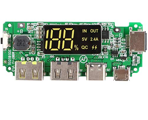 Carregador de Bateria DOLLAtek 18650-Plataforma Dual USB 5V 2.4A DollaTek - Baterias - led, usb 5v 2.4a, 18650, dual usb