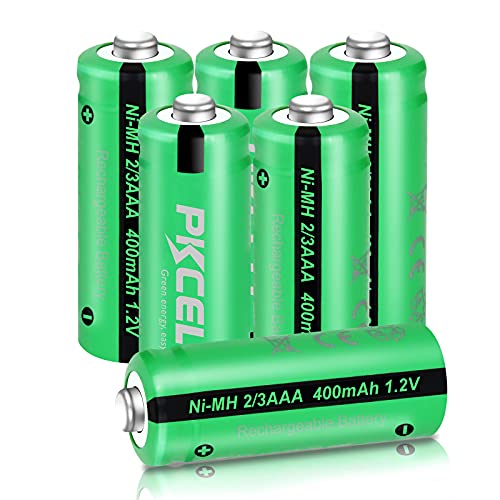 Pilhas Recarregáveis PKCELL 400mAh 1.2V (6 unidades) PKCELL - Baterias de uso geral - 400 mAh, 1.2 V, recarregável, 6 unidades
