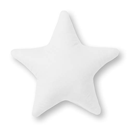 Almofada de Estrelas com Forma de Estrelas (Branco) Amilian - Almofadas - algodão, estrelas, lavável à mão