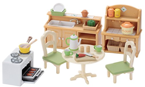 Boneca SYLVANIAN FAMILIES Conjunto de Cozinha (Idade Mínima Recomendada: 3 anos) SYLVANIAN FAMILIES - Brinquedos - cozinha, 3 anos, família sylvanian