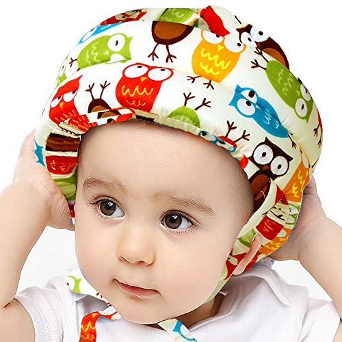 Capacete de proteção IULONEE Búho Amarelo IULONEE - Móveis para bebês e crianças pequenas - proteção, lavável, bebé, segurança