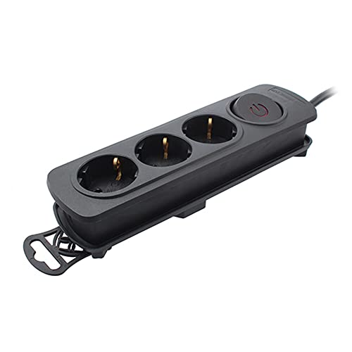 Extensão Elétrica CUC EXPLORER 3 tomadas 1.5m Preto TM Electron - Fios e cabos elétricos - 3 tomadas, 1.5m, preto