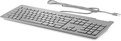 Teclado HP Business Slim (USB - Idioma Espanhol) HP - Teclados - espanhol, usb, preto