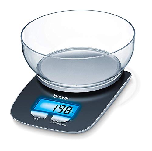 Balança de Cozinha Beurer KS25 | Prateado Beurer - Balanças de medição - taça, lcd retroiluminado, função tara, 3 kg