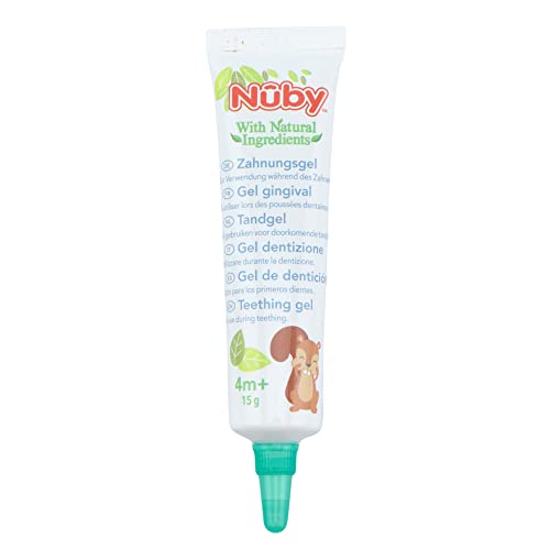 Pasta de Dentes GEL DENTICION (15 g) NUBY NEW VALMAR BVBA - Cuidados com a higiene oral - naturais, citroganix, gengivas, primeiros dentes