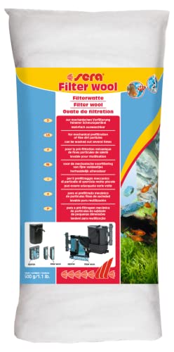 Filtro de Carvão Sera Filterwool para Peixes Aquáticos 500 G SERA - Medidores - carvão, filterwool, peixes aquáticos, 500 g