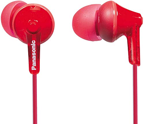 Auriculares com Fio PANASONIC RP-HJE125E (In Ear - Microfone - Vermelho) Panasonic - Fones de ouvido e headsets - in ear, microfone, vermelho, música