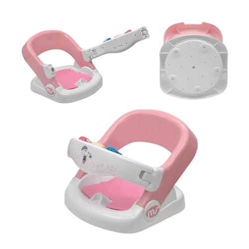 Assento de Banho Giratório 360º com Reclinação para Bebés Innovaciones MS - Banheiras para bebês e assentos de banho - giratório 360º, reclinação, segurança, ventosas