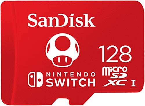 Cartão de Memória MicroSDXC SANDISK UHS-I 128GB para Nintendo Switch Sandisk - Cartões de memória flash - MicroSDXC, 128GB, uhs-i, nintendo switch